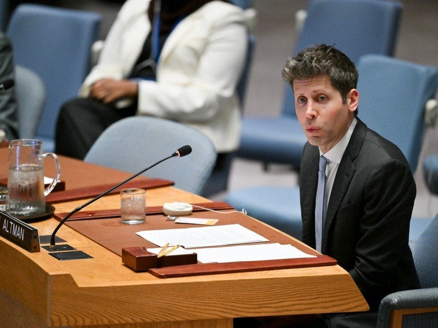 CEO da OpenAI pede na ONU “cuidado extremo” com a IA