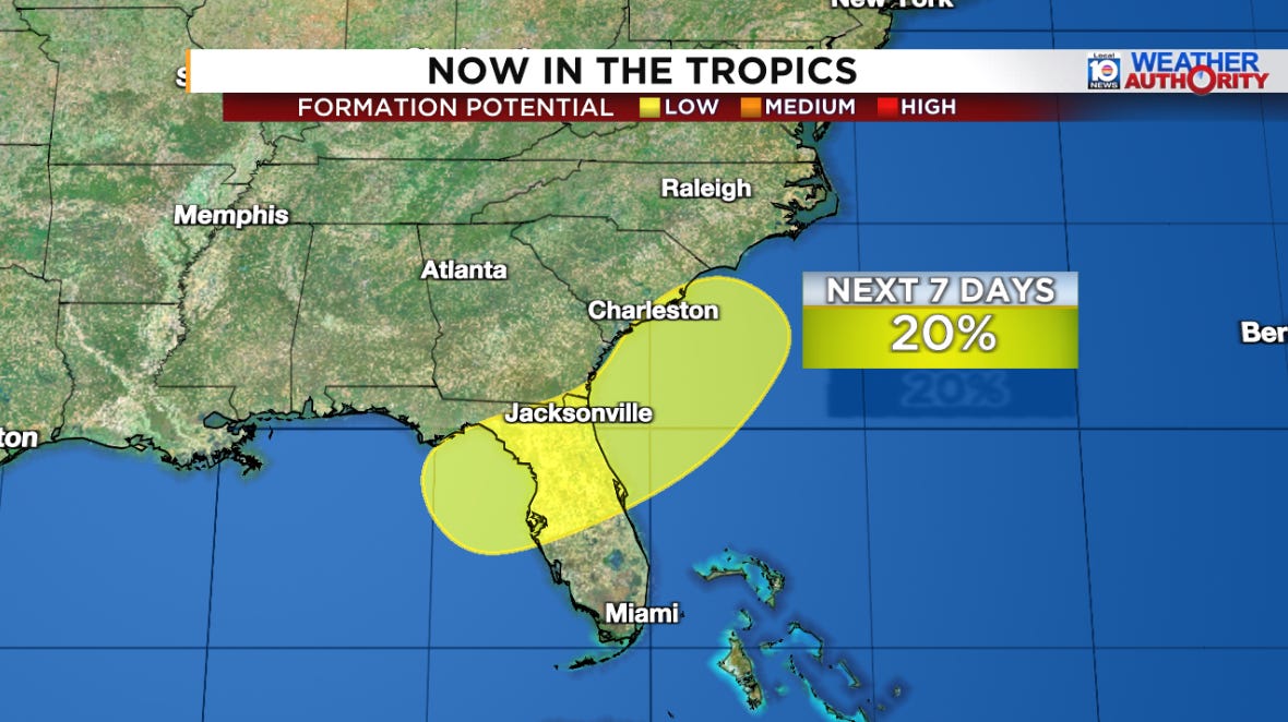 New Area to Watch Over the Northern Gulf for Early Next Week
