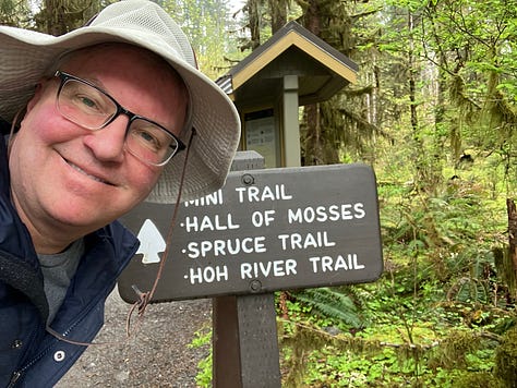 Photos of Olympic National Park coast and rain forest