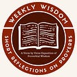 Weekly Wisdom's avatar