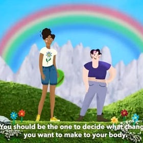 Puberty Blocker Cartoon Ad from Planned Parenthood