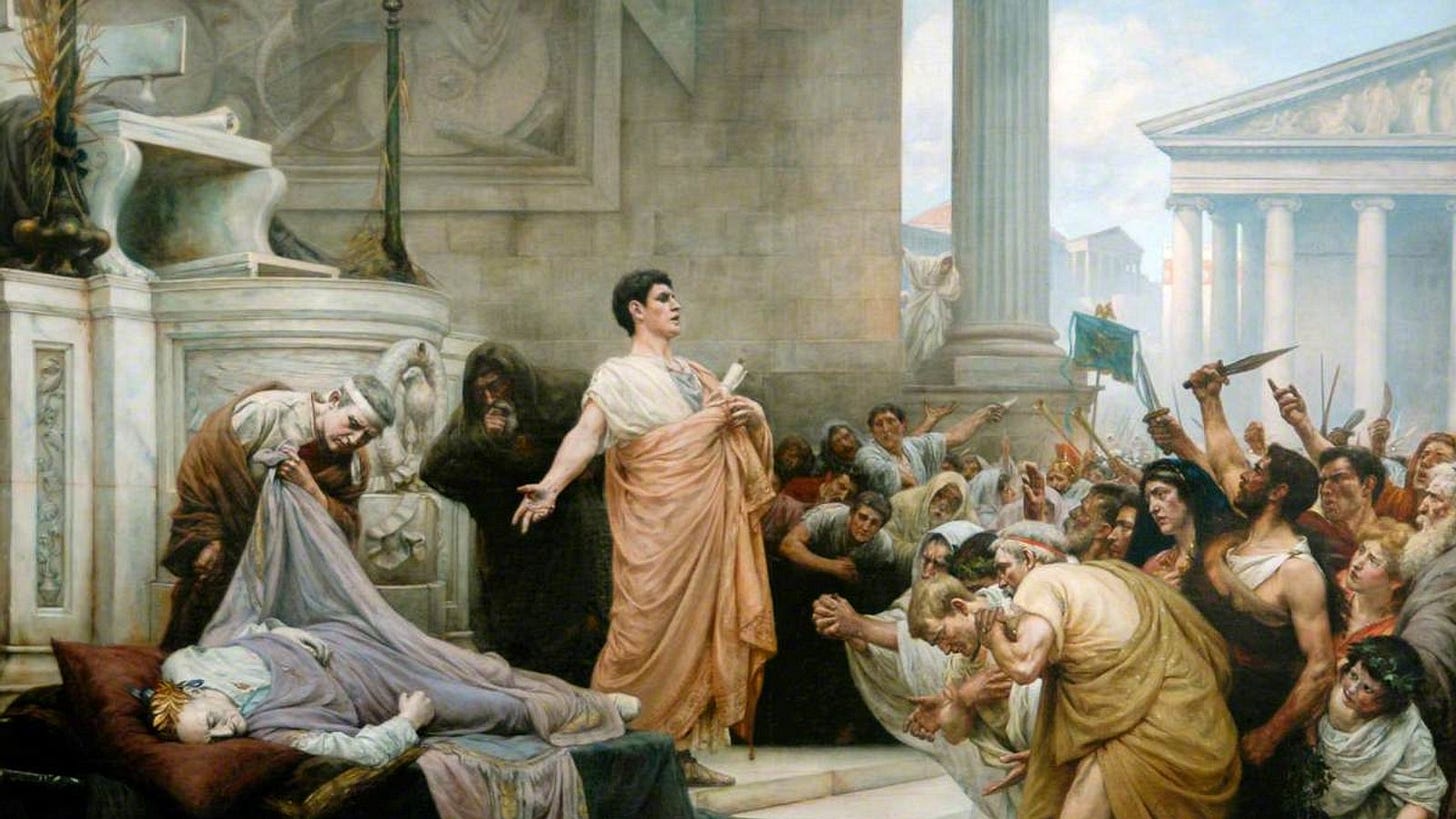 Mark Antony's Oration at Caesar's Funeral - World History Encyclopedia Mark Antony's Oration at Caesar's Funeral - World History Encyclopedia