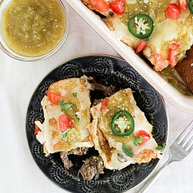 Beef Enchiladas Verdes