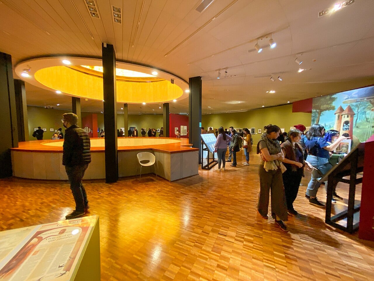 The Museo de Arte Moderno in Mexico City during a Remedios Varo exhibition.