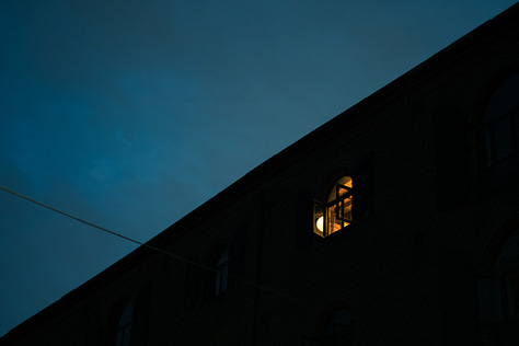 Various images showing negative space in street photography