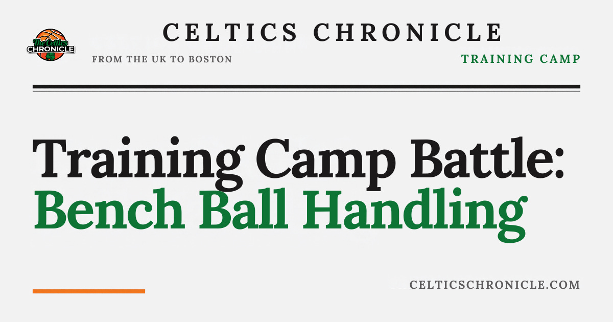 Celtics Camp Battle: Ball Handling Celtics Camp Battle: Ball Handling