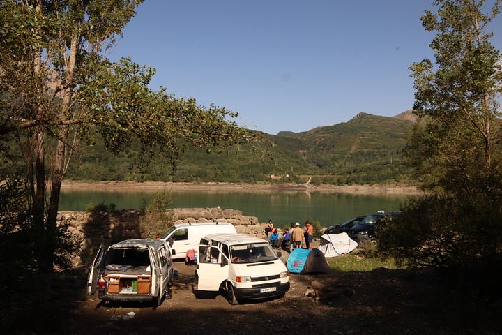 Life in a Van in the Pyrenees Mountains