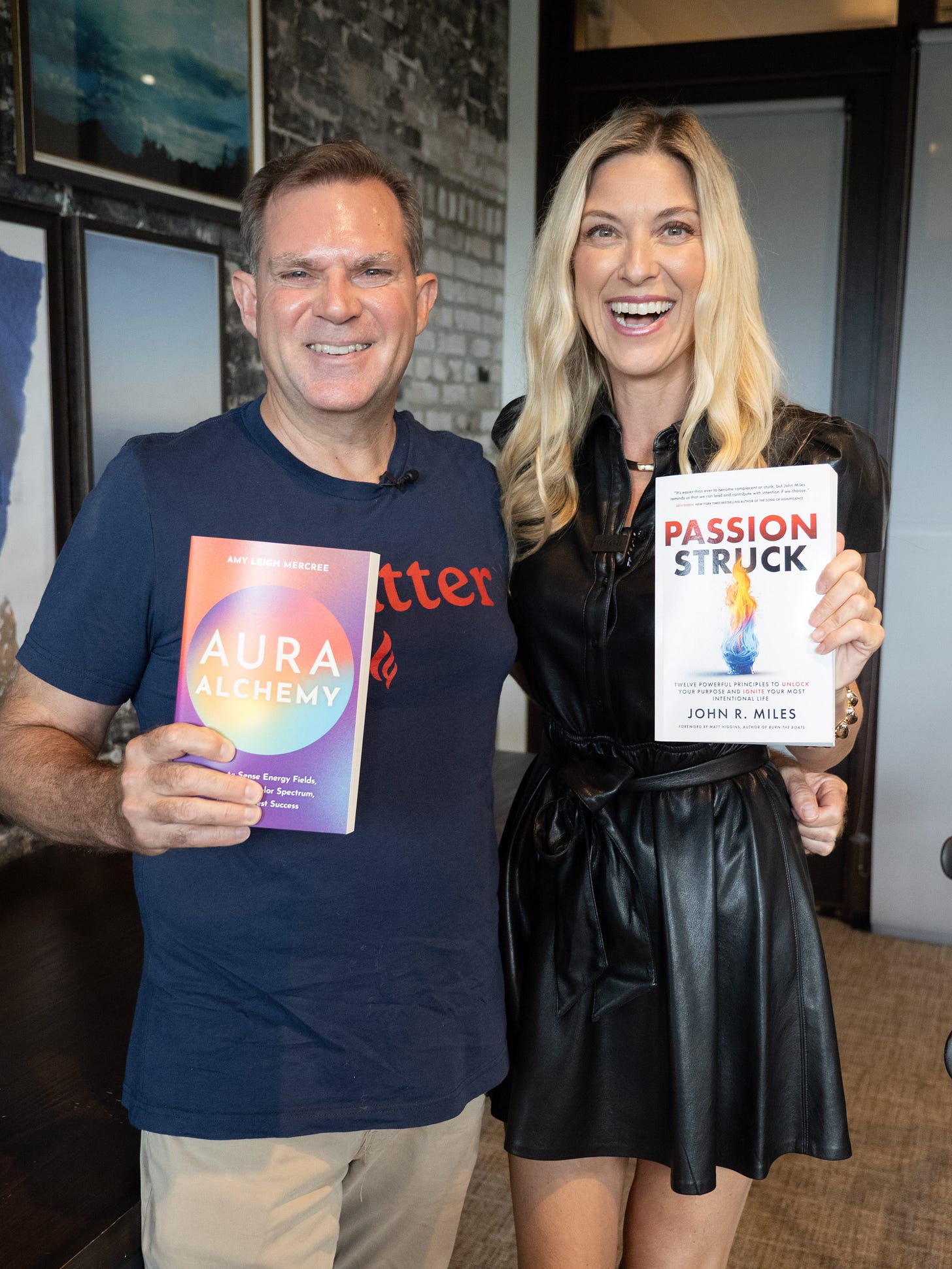 Authors John R. Miles and Amy Leigh Mercree at Oxford Exchange Live Event