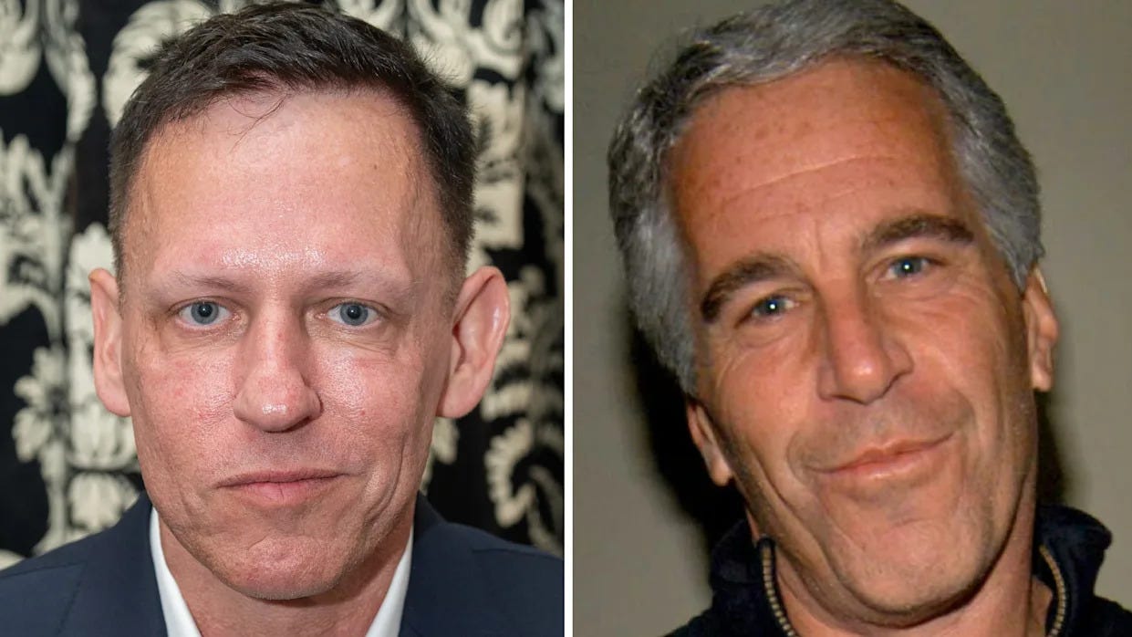 Dem Orders Congressional Probe Into Epstein and Peter Thiel's Relationship  - Yahoo News Canada