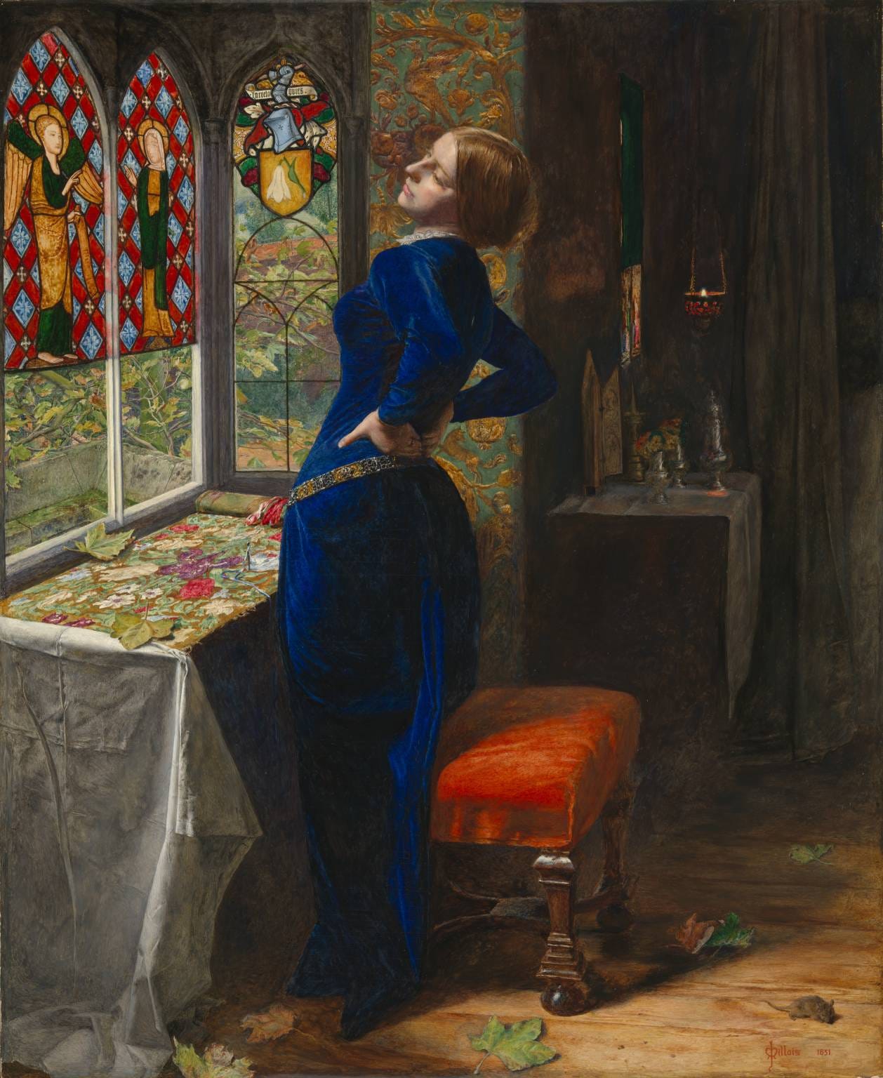 John Everett Millais, Mariana, 1851 John Everett Millais, Mariana, 1851