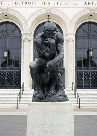 Front facade of the Detroit Institute of Arts