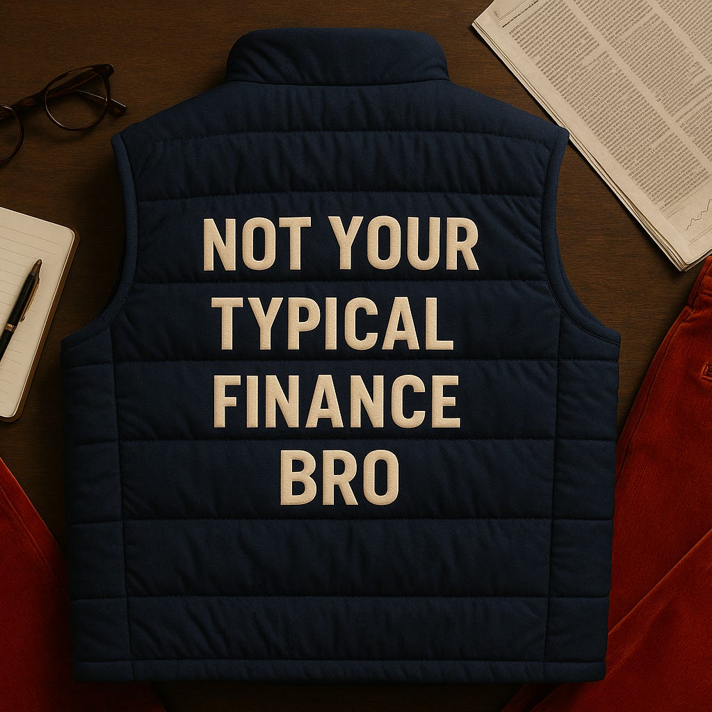 Not Your Typical Finance Bro