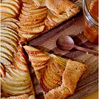 miso caramel apple galette