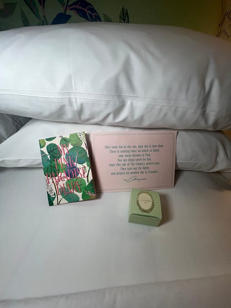 A mix of booze-free drinks and snacks and mocktails from Donna Francis' work trip to Palm Beach 