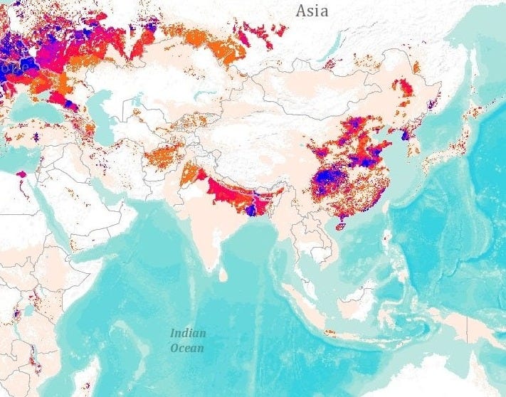 Worldwide potato cultivation [1674x811] : r/MapPorn