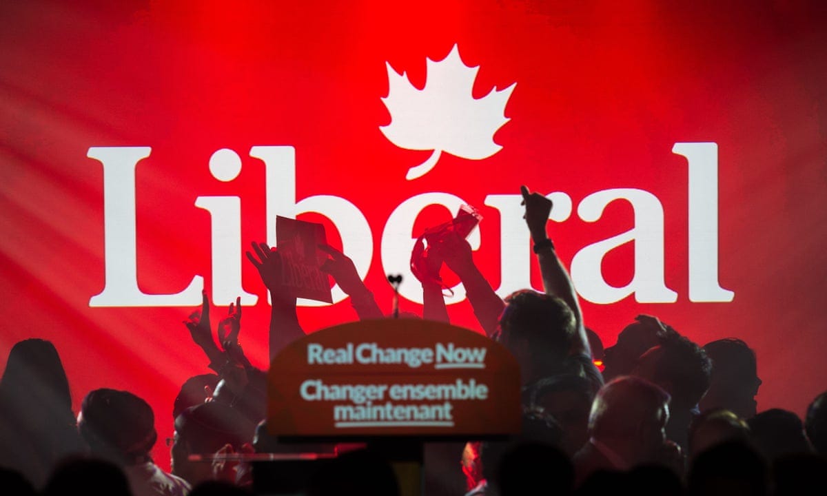 Justin Trudeau elected new Canadian prime minister as Liberals return to power | Canada | The Guardian Justin Trudeau elected new Canadian prime minister as Liberals return to power | Canada | The Guardian