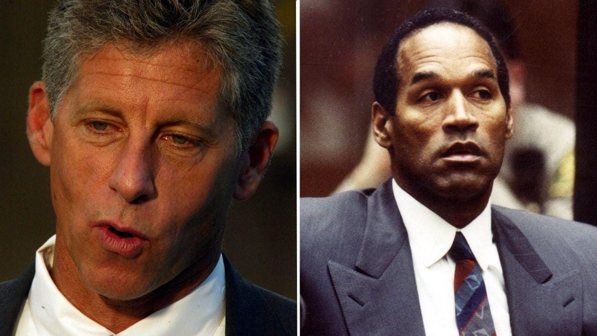 Photo of Mark Fuhrman, OJ Simpson Photo of Mark Fuhrman, OJ Simpson