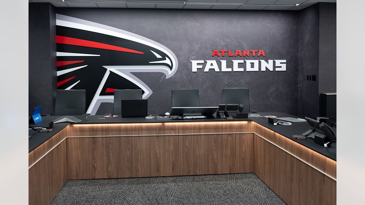 Scenes from the 2025 Draft War Room at the Atlanta Falcons Training Facility in Flowery Branch, Ga. on Thursday, April 24, 2025. (Jay Bendlin/Atlanta Falcons)