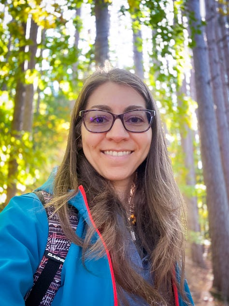 Selfies during moments of hiking when I find myself separated from the pack.