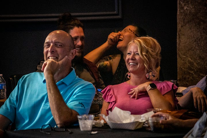 Dylan Sullivan had the audience busting a gut