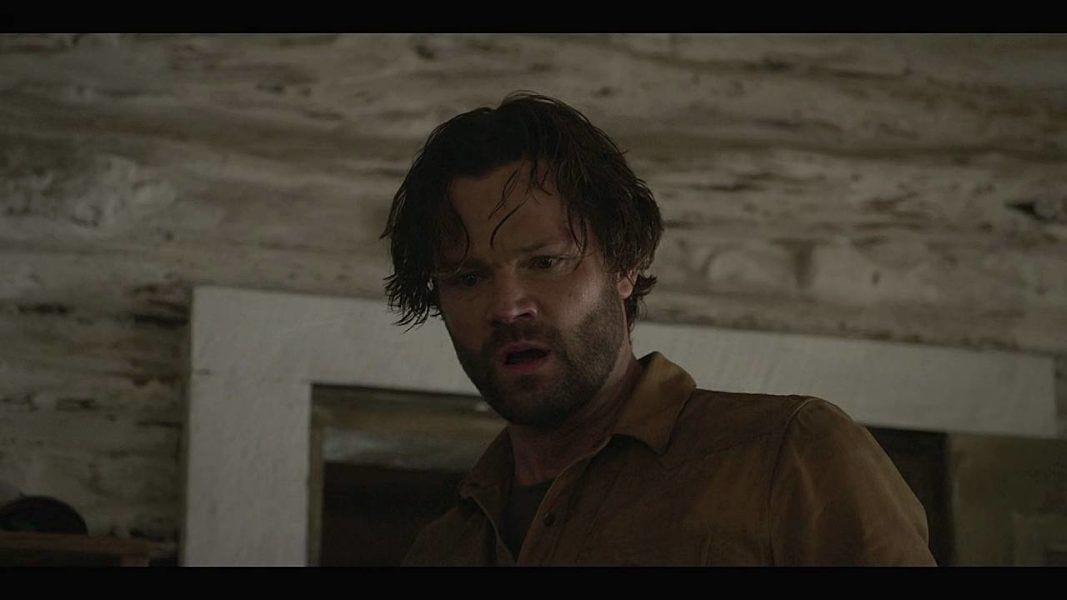 Walker Jared Padalecki horrified that Coop isn't as hung as he expected for their nasty encounter. Walker Jared Padalecki horrified that Coop isn't as hung as he expected for their nasty encounter.