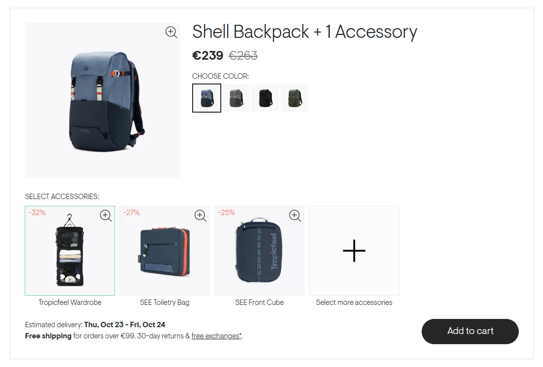 Packs mochilas Tropicfeel