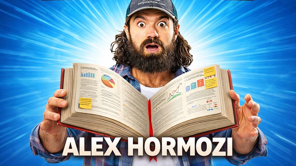 IL MANUALE DI ALEX HORMOZI: Il vero modello di business dietro il “non ho niente da venderti”
