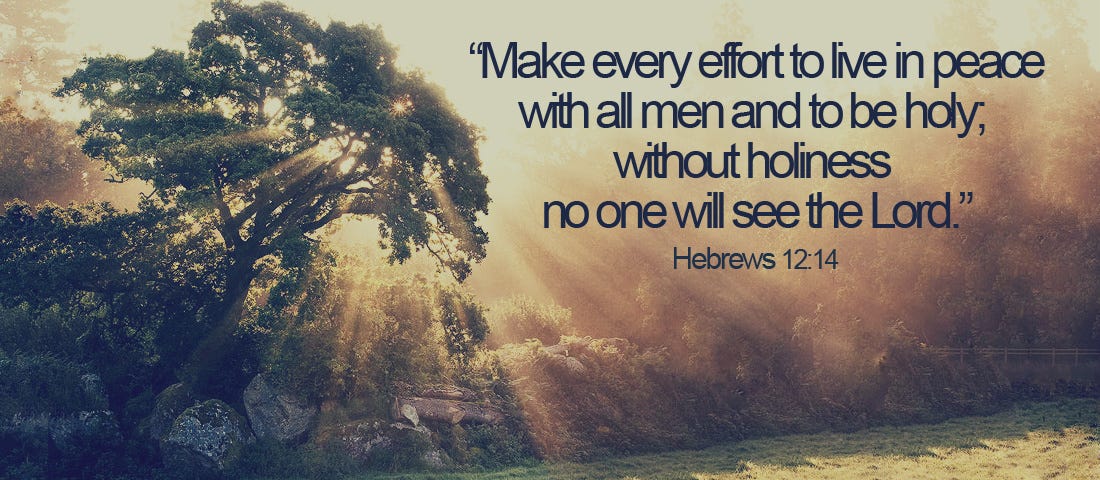 Verse of the Day - Hebrews 12:14 KJV - Highland Park Baptist Church - Lenoir City, Tennessee Verse of the Day - Hebrews 12:14 KJV - Highland Park Baptist Church - Lenoir City, Tennessee