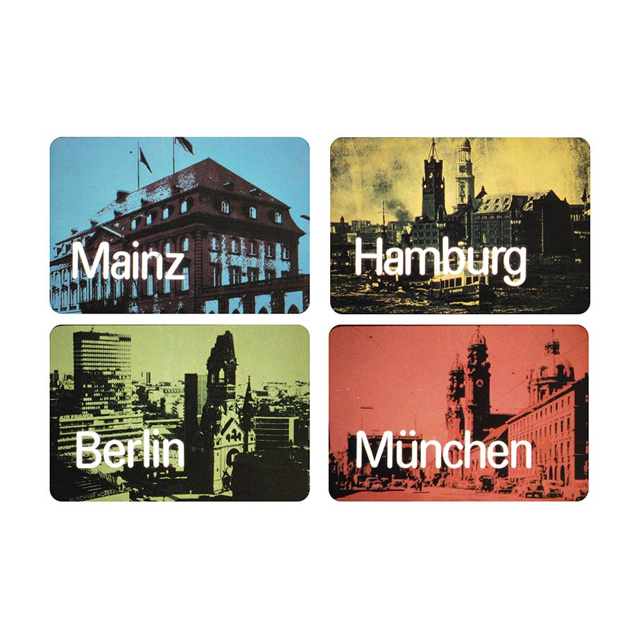 Otl Aicher's 1973 corporate identity for German television ZDF Otl Aicher's 1973 corporate identity for German television ZDF