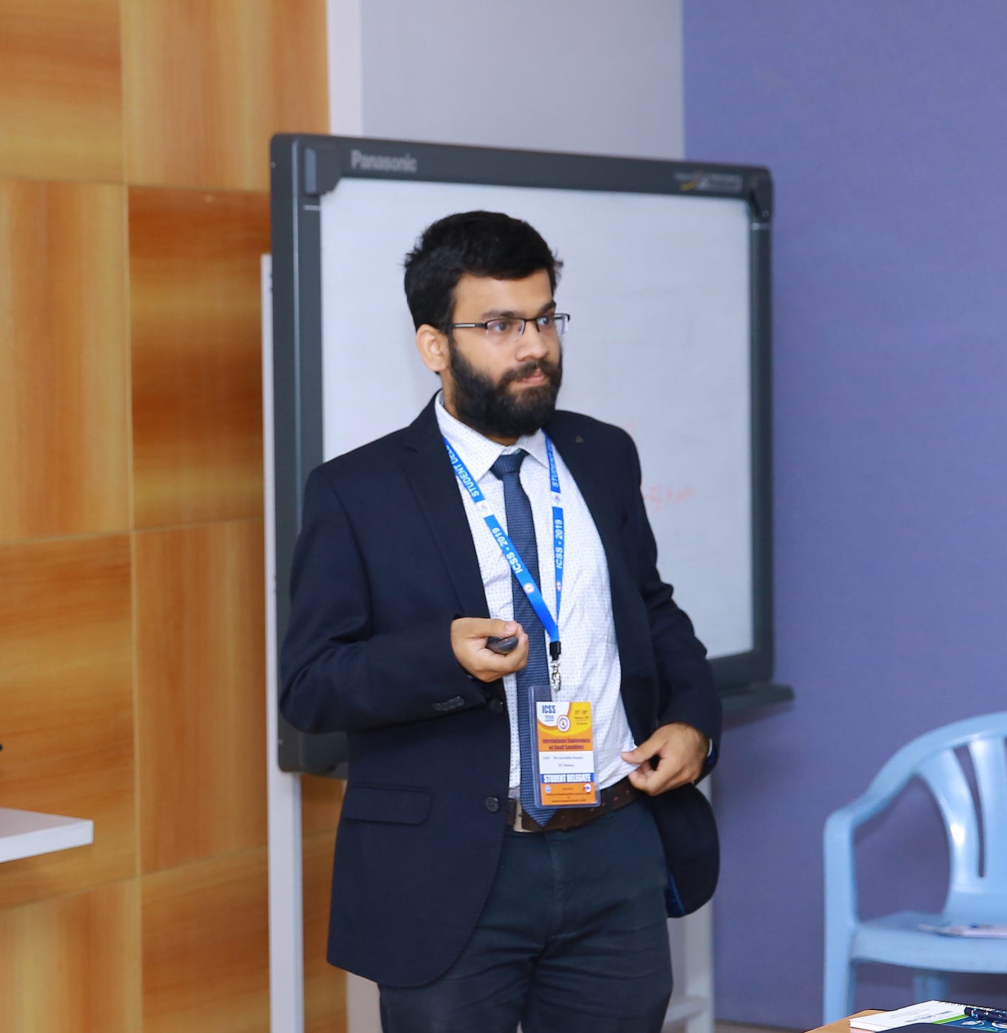 Aniruddha Ranade at ICSS 2019, Hyderabad.