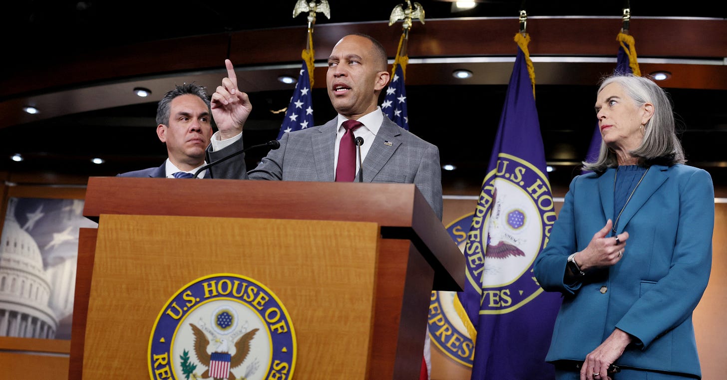 In divided US House, top Democrat Hakeem Jeffries aims to keep some grip on  power | Reuters