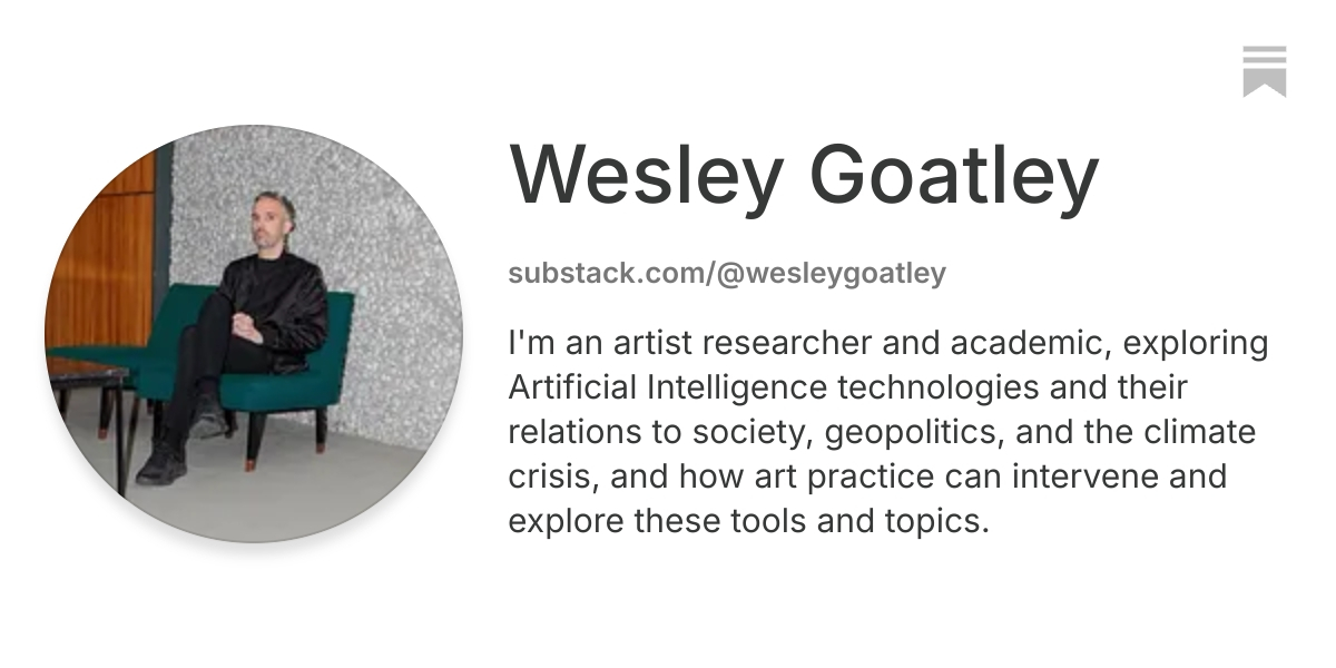 Wesley Goatley | Substack