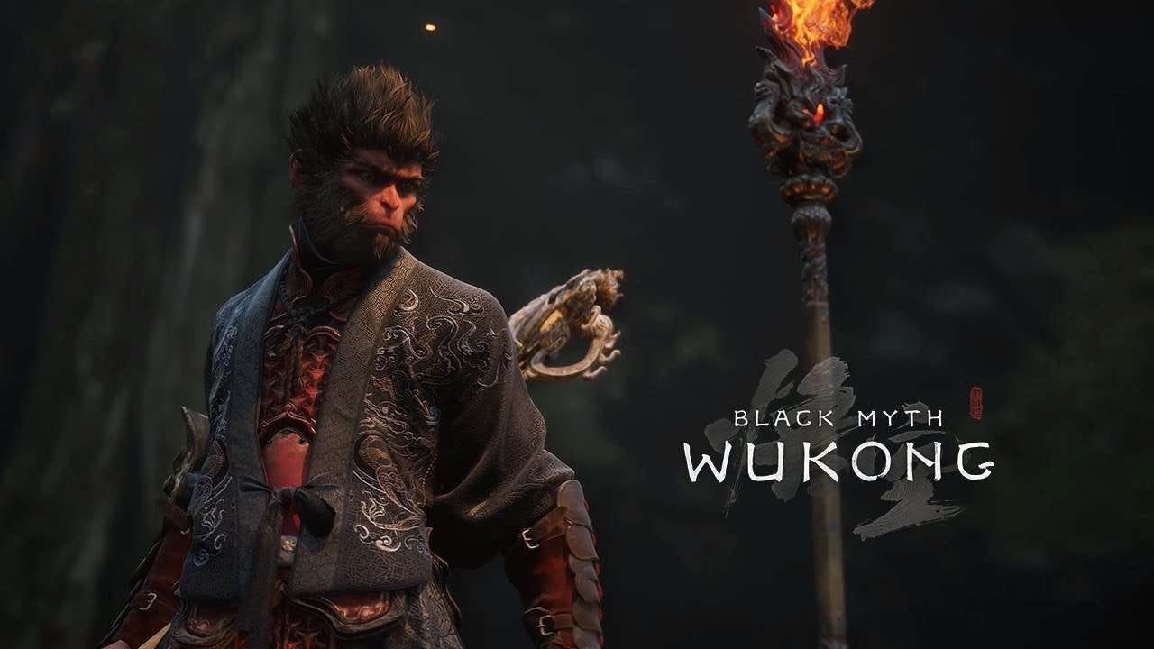 Black Myth: Wukong character and logo Black Myth: Wukong character and logo