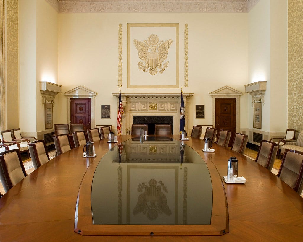 Interior of the Board room in the Marriner S. Eccles build… | Flickr
