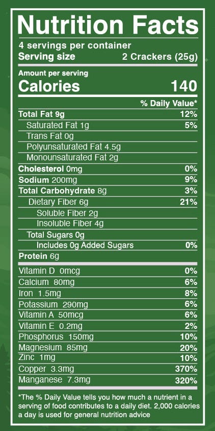 Trail Salad | Organic Fermented Crackers