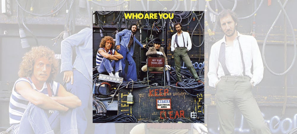 Cover of 'Who Are You' by The Who