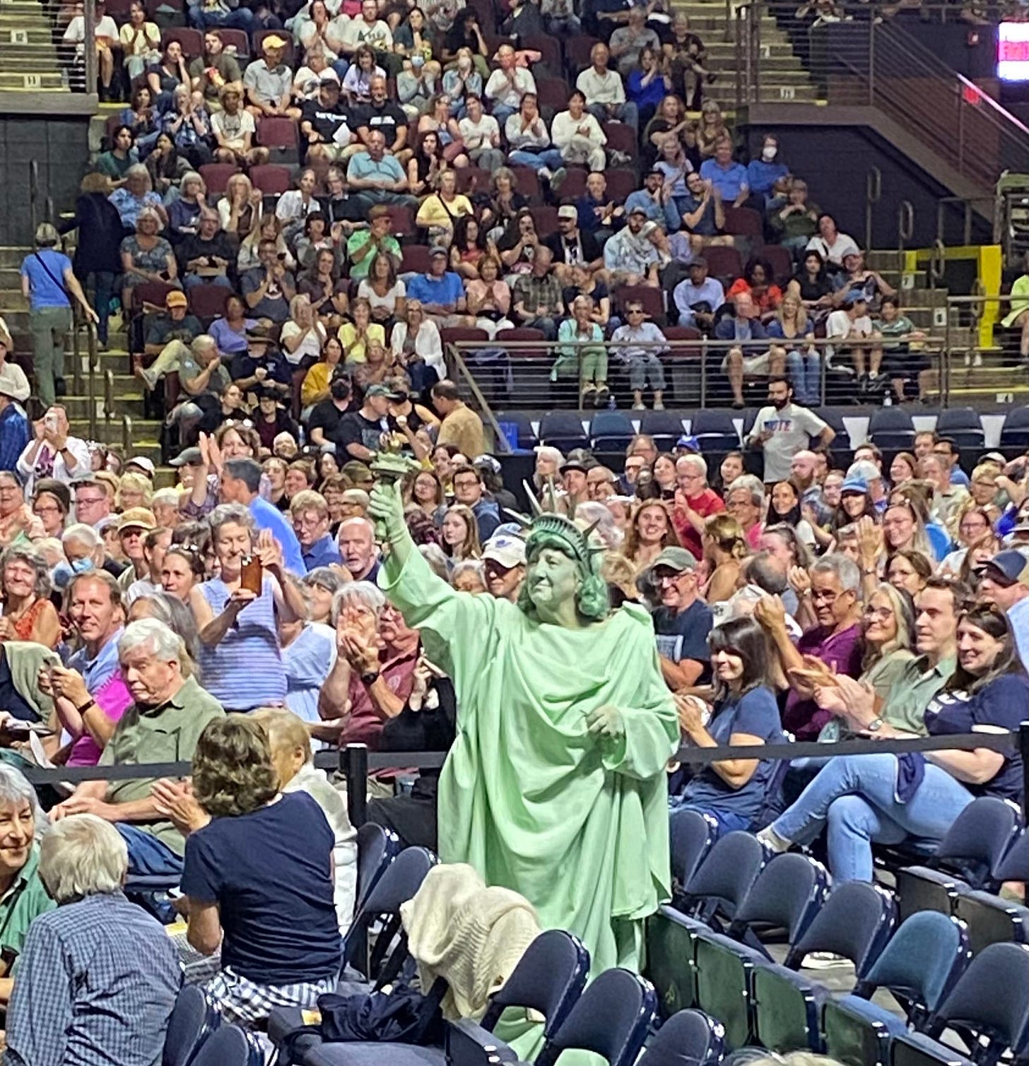 May be an image of crowd