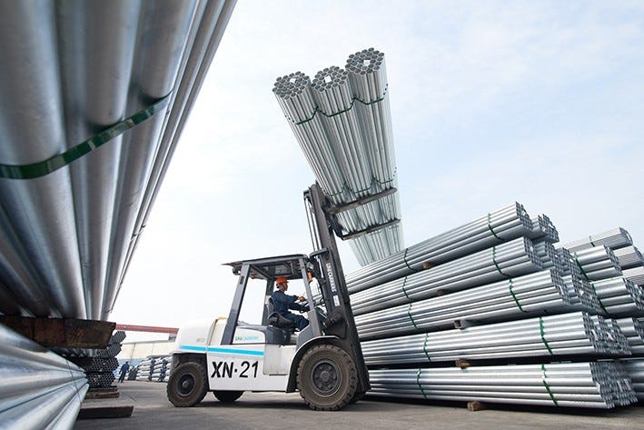 Xuất khẩu sắt thép khởi sắc