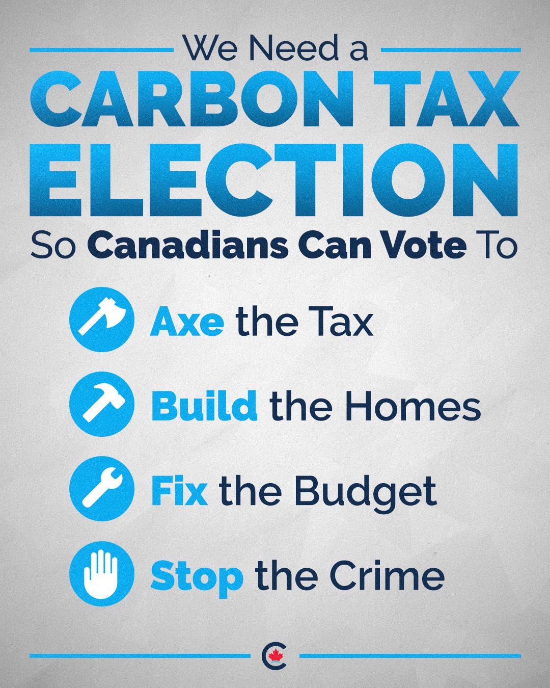 We Need a Carbon Tax Election We Need a Carbon Tax Election