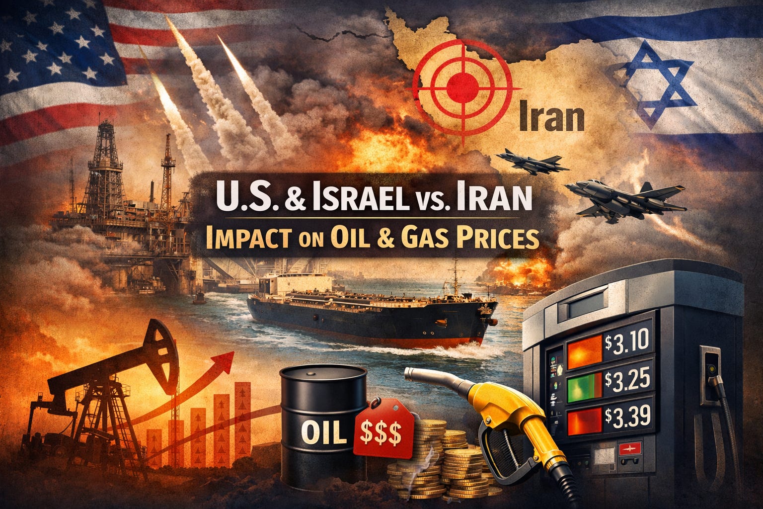 How the U.S.–Israel Attacks on Iran Could Impact Oil and Gasoline Prices in the U.S. and Canada