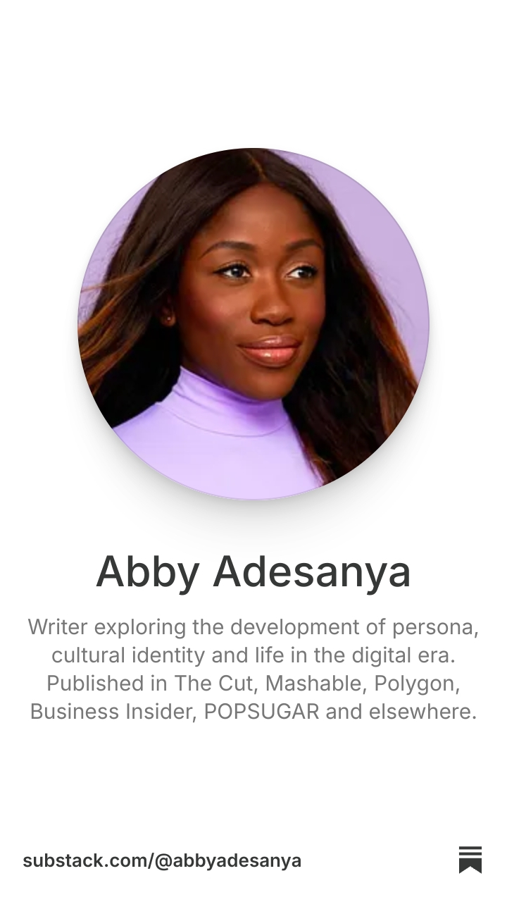 Abby Adesanya | Substack