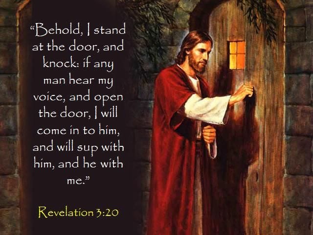 Revelations 3:20 Behold, I stand at the door and knock | Jesus christ quotes, Deeper christian ... Revelations 3:20 Behold, I stand at the door and knock | Jesus christ quotes, Deeper christian ...