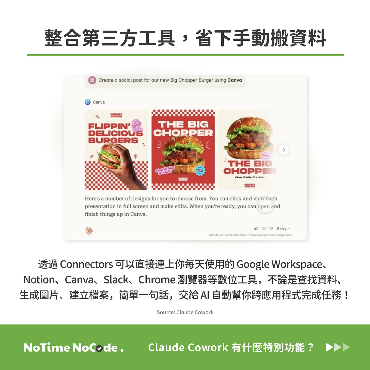 Claude Cowork Connectors／整合第三方工具