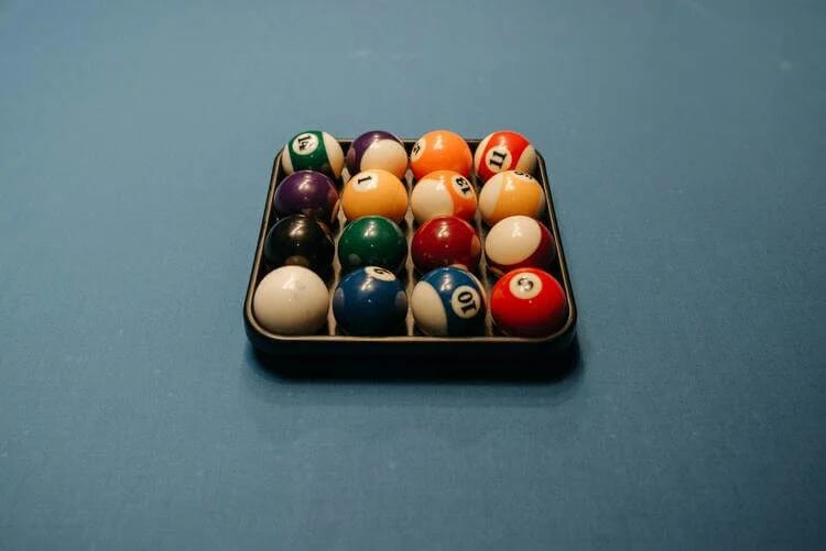 Bolas de billar de plástico ordenadas Bolas de billar de plástico ordenadas