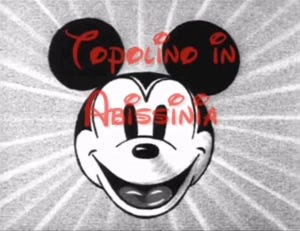 Topolino va a Abissina