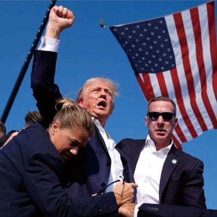 Fight Fight Fight Trump Flag 3x5 Ft Trump 2024 Flags with Brass Grommets for Indoor Outdoor, Trump Shot Still Fighting Flags