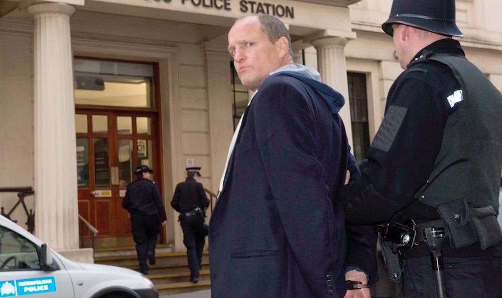 Woody Harrelson doing the near impossible with 'Lost in London LIVE' 2017 images Woody Harrelson doing the near impossible with 'Lost in London LIVE' 2017 images