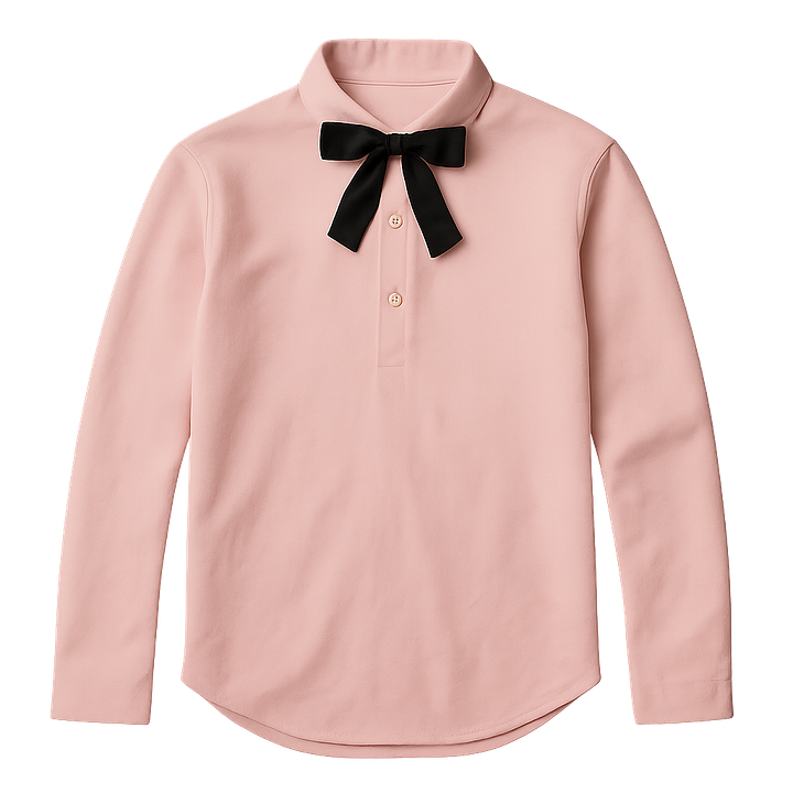 Historic Juventus kits: early black and white striped team photo, original pink shirt with black bow tie, vintage black and white striped jersey, and an early team photo wearing pink shirts with ties.