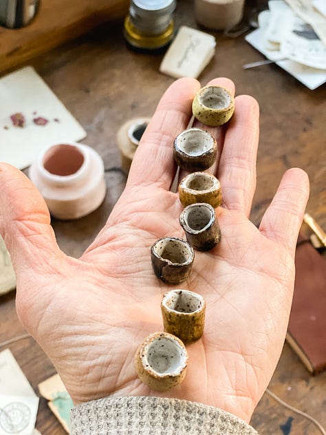 Documenting Pandemic Outdoor Adventures in Tiny Watch Vials filled with minerals and bugs