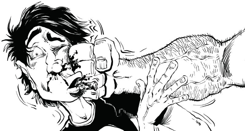 Jaime Buckley's Chronicles of a Hero Wendell punched in the face